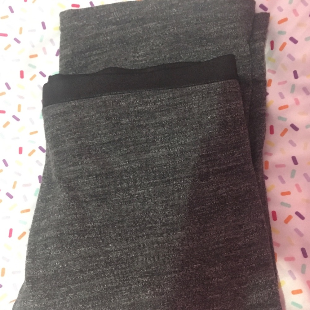 Express Gray Zip Skirt